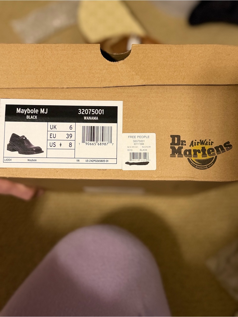 Dr. Martens Maybole MJ Black women’s Mary Jane wedge - Picture 2 of 3